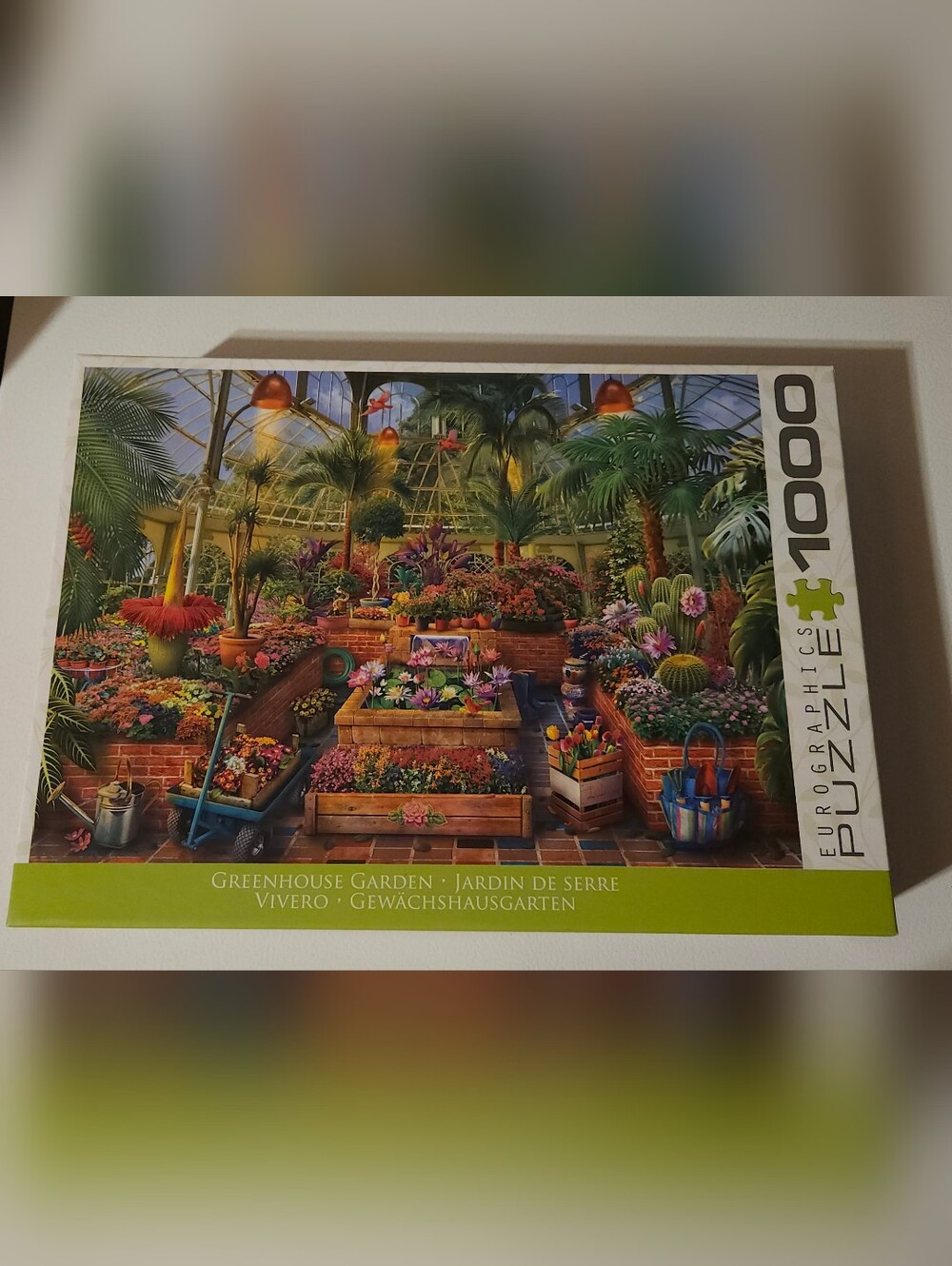 Eurographics 1000 Piece Greenhouse Garden Botanical  Colorful Puzzle